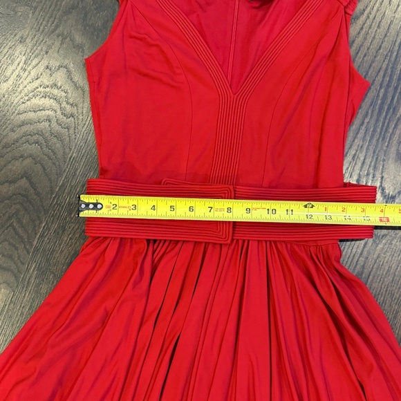 NWT ZAC POSEN WOMEN'S V-NECK MIDI LENGTH DRESS SIZE 12 L - Picture 9 of 13